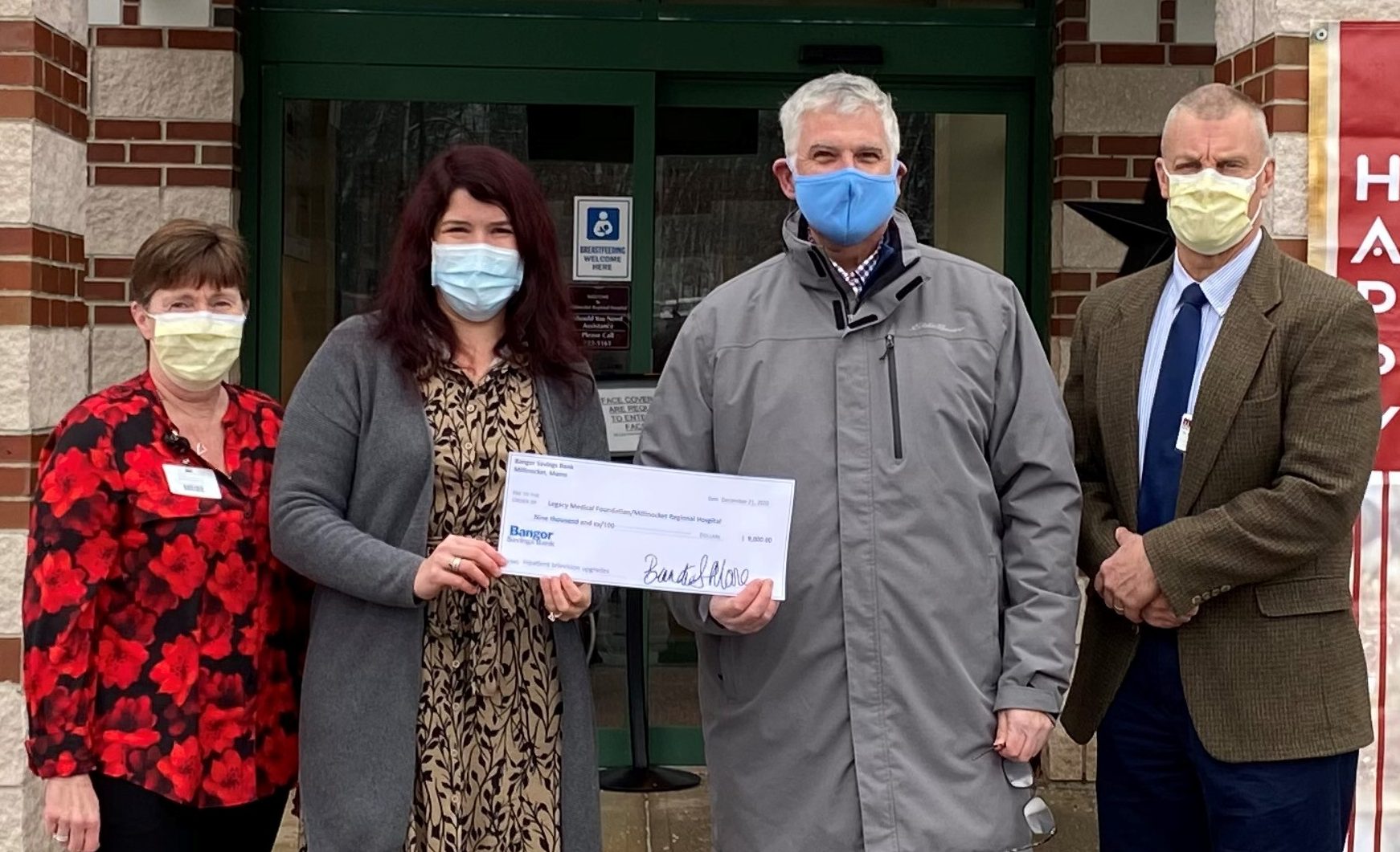 Millinocket Regional Hospital Bangor Savings Bank gift improves