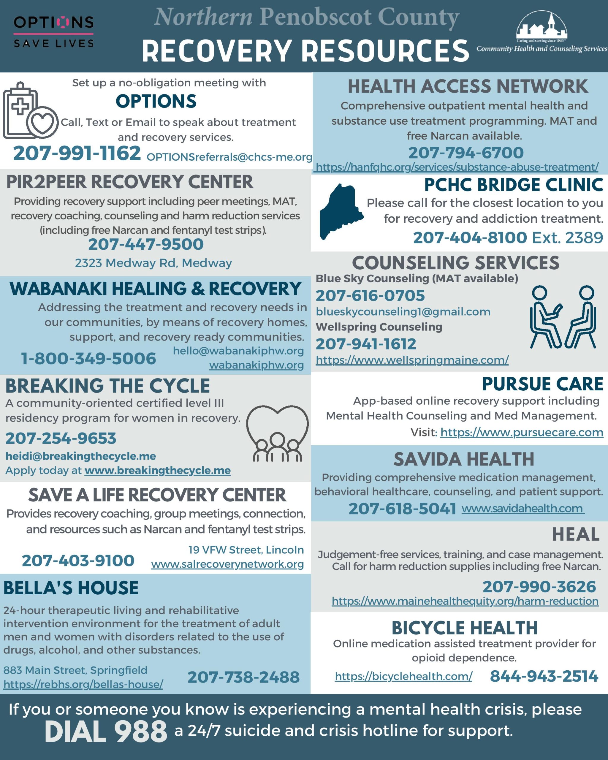 Millinocket Regional Hospital Community Resources Millinocket
